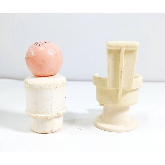 Vintage Fisher Price Little People Barber Chair With Figure - Picture 3 of 3